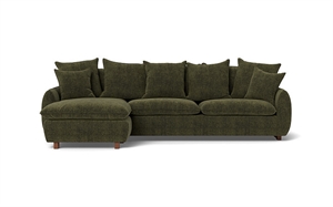 Chelsea sofa med chaiselong TH - Liam stof Bosko grøn - CTV